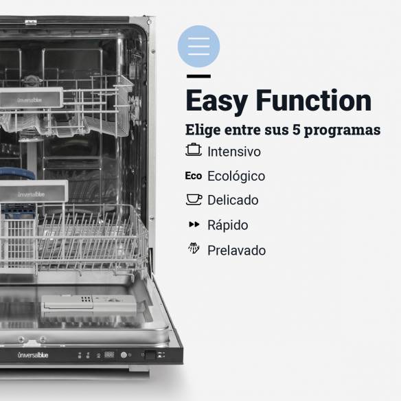 MÁRMARA 4060B Lavavajillas Cristal Negro 60 cm 4